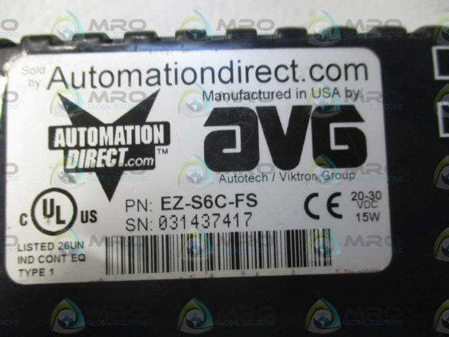AUTOMATION DIRECT EZ-S6C-FS OPERATOR INTERFACE PANEL *NEW NO BOX*