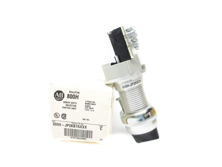 ALLEN BRADLEY 800H-JP2KB7AXXX SER. C (WH) NSMP