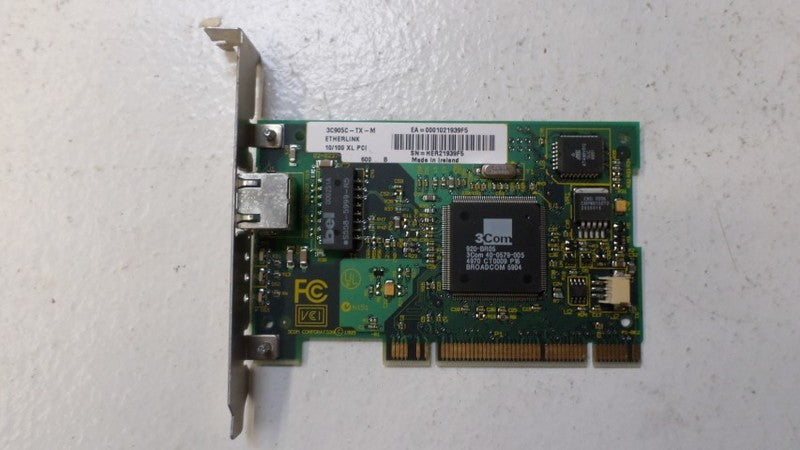 3COM ETHERLINK EC905C-TX-M ETHERNET CARD *USED*