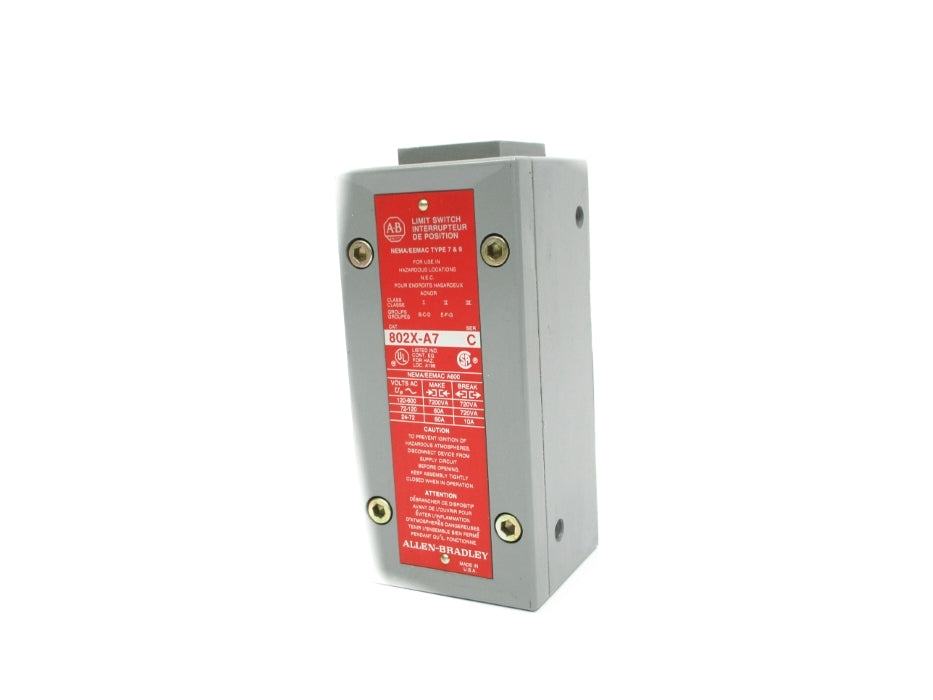 ALLEN BRADLEY 802X-A7 SER. C (AS PICTURED) NSNP