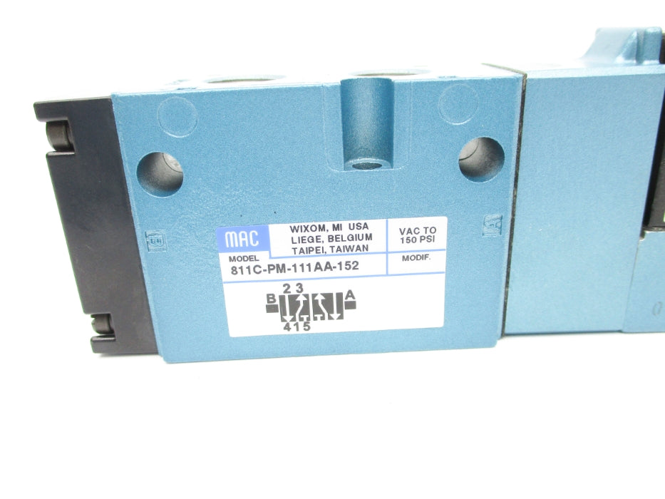 MAC 811C-PM-111AA-152 150PSI 110/120V NSMP