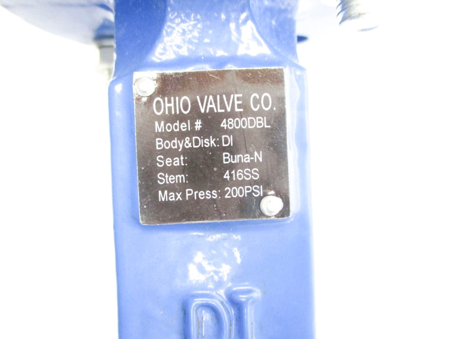 OHIO VALVE 4800DBL 200PSI NSNP