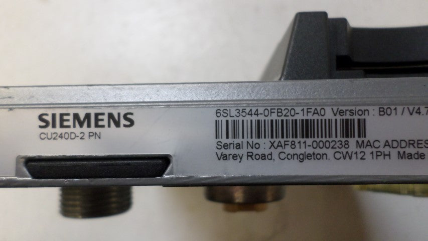 SIEMENS SINAMICS 6SL3544-0FB20-1FA0 PROFIENERGY CONTROL UNIT *USED*