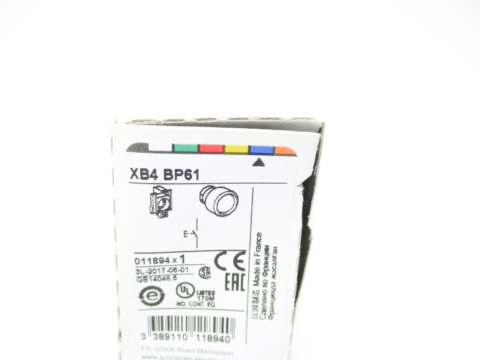 SCHNEIDER ELECTRIC XB4BP61 NSMP