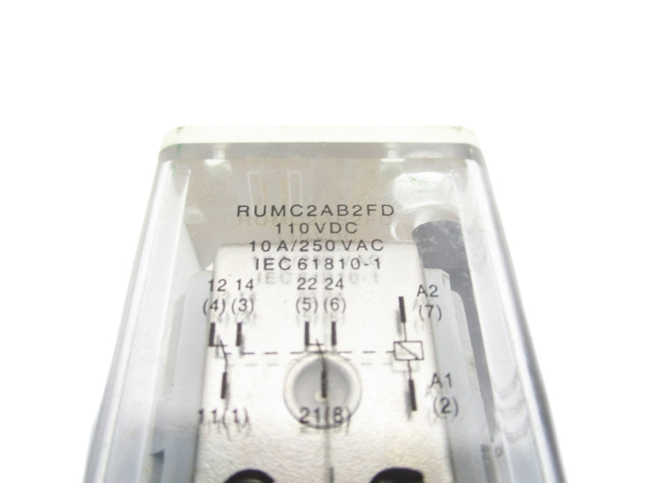 SCHNEIDER ELECTRIC RUMC2AB2FD 110VDC 10A UNMP