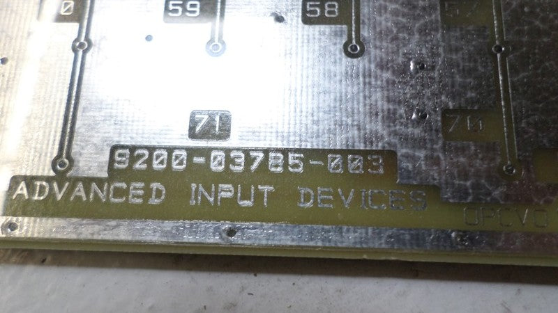 ADVANCE INPUT DEVICES 9370-00594-001 KEYBOARD PANEL MODEL *NEW NO BOX*