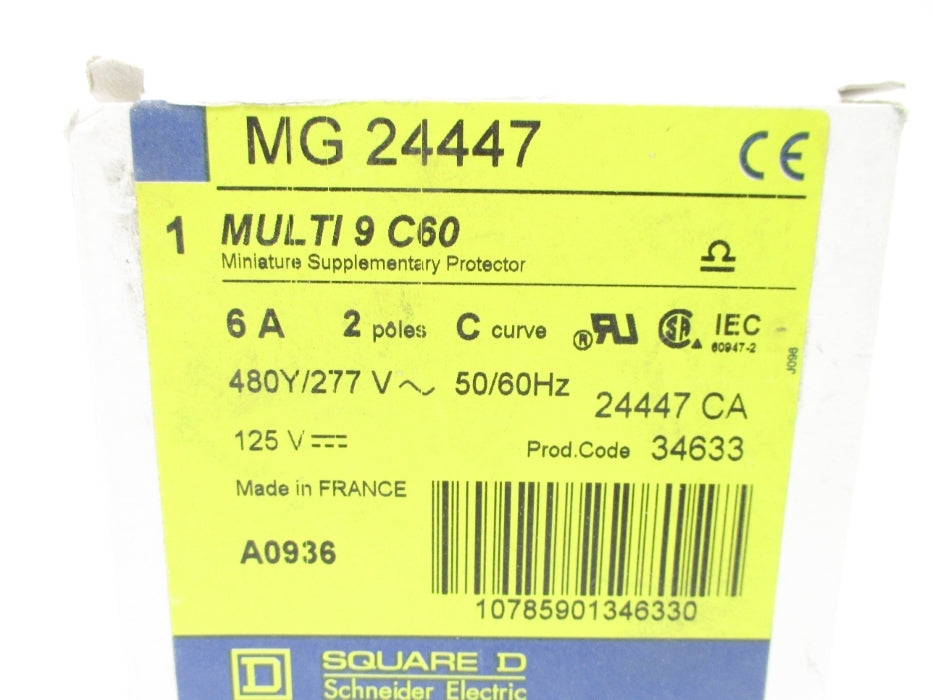 SQUARE D MG24447 6A 277V NSMP