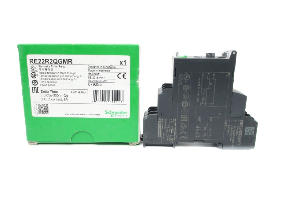 SCHNEIDER ELECTRIC RE22R2QGMR 8A 240VAC 0.05S-300H NSMP