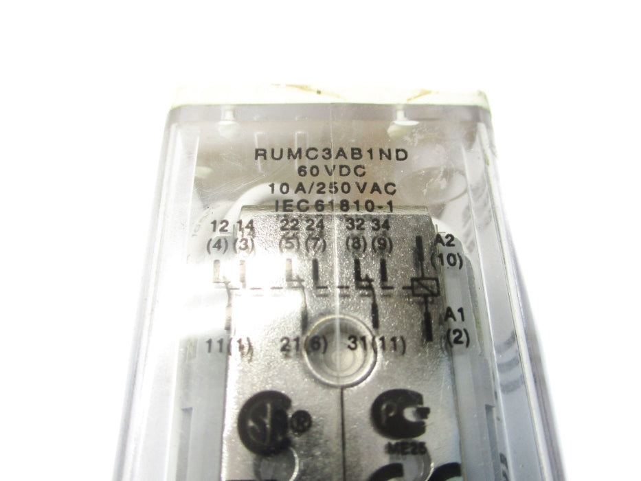 SCHNEIDER ELECTRIC RUMC3AB1ND 60VDC 10A NSNP
