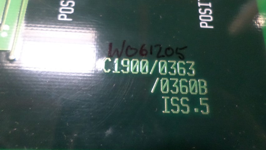 ABB C1900/0363 CONTROL BOARD DATA RECORDER *NEW NO BOX*