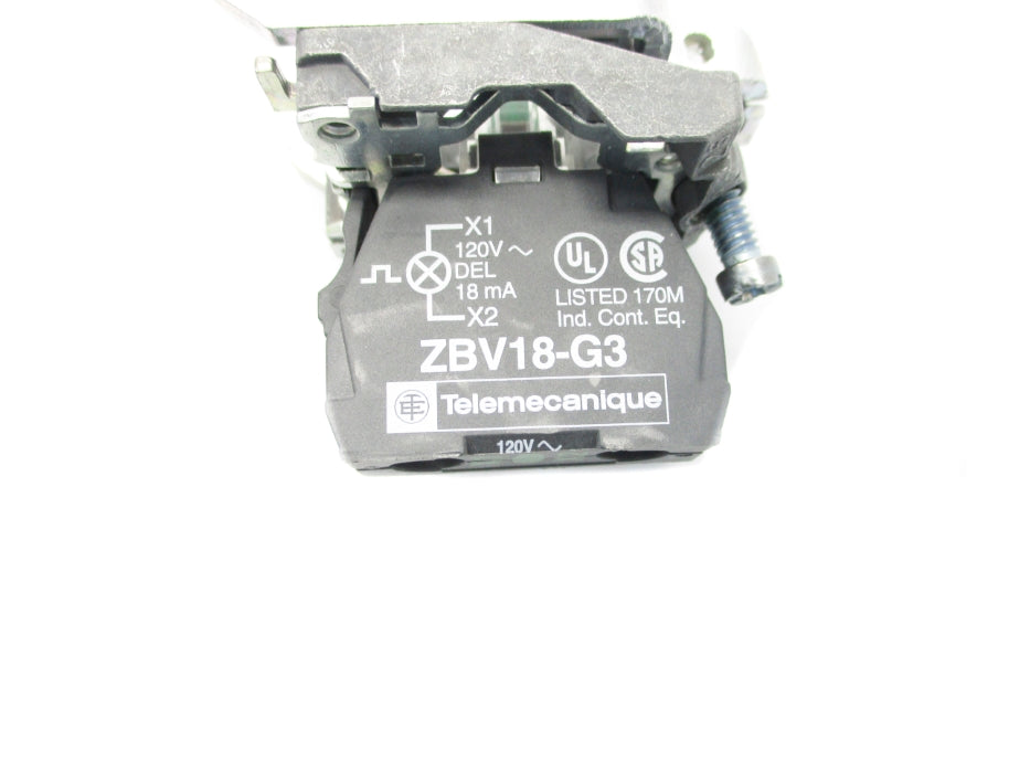 TELEMECANIQUE ZBV18-G3 (AS PICTURED) NSNP