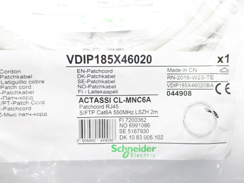 SCHNEIDER ELECTRIC VDIP185X46020 NSMP