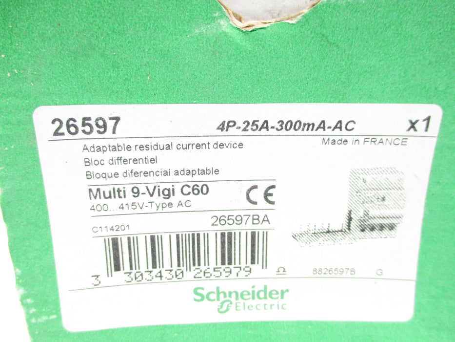 SCHNEIDER ELECTRIC 26597 400-415VAC NSMP