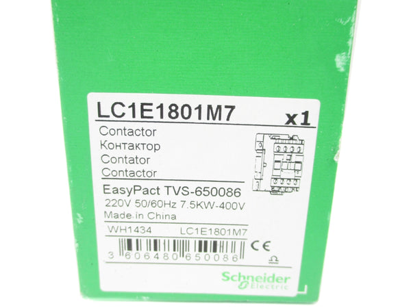 SCHNEIDER ELECTRIC LC1E1801M7 220V NSMP