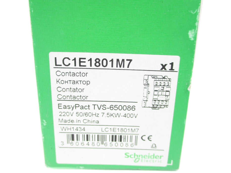 SCHNEIDER ELECTRIC LC1E1801M7 220V NSMP