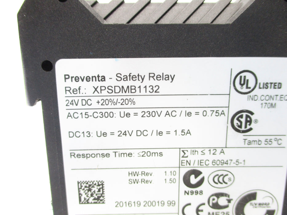 SCHNEIDER ELECTRIC XPSDMB1132 24VDC NSNP