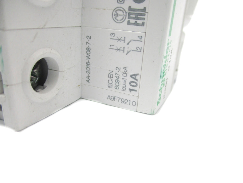SCHNEIDER ELECTRIC A9F79210 10A 400V (AS PICTURED) NSNP