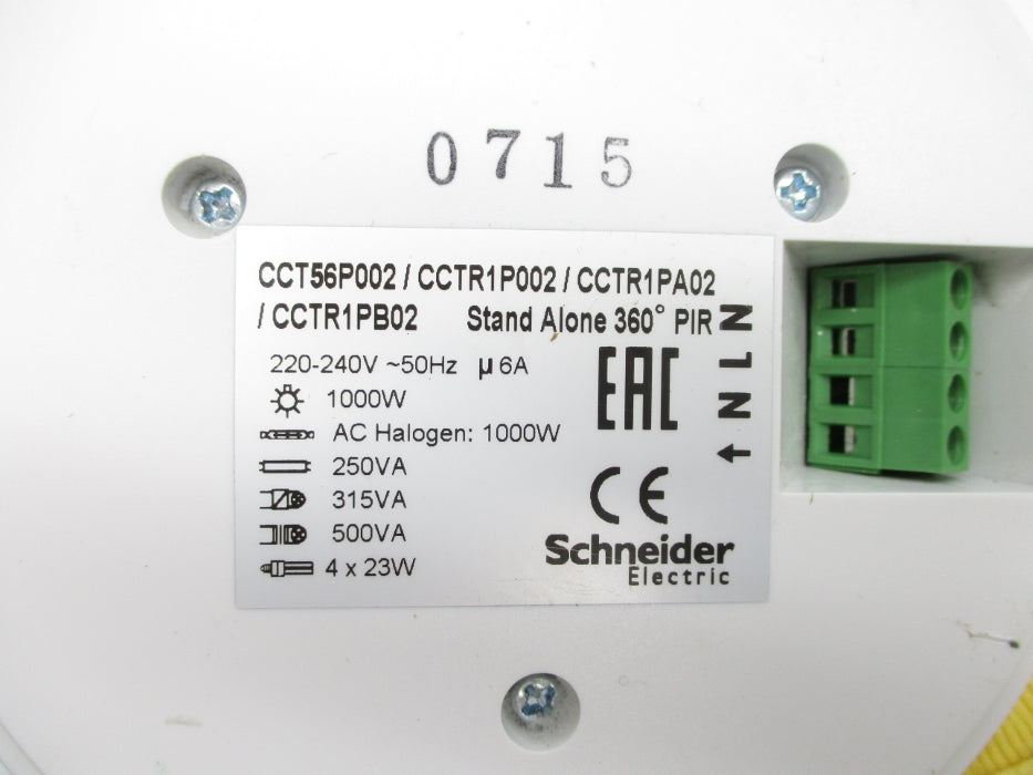 SCHNEIDER ELECTRIC CCT56P002/CCTR1P002/CCTR1PA02/CCTR1PB02 NSNP