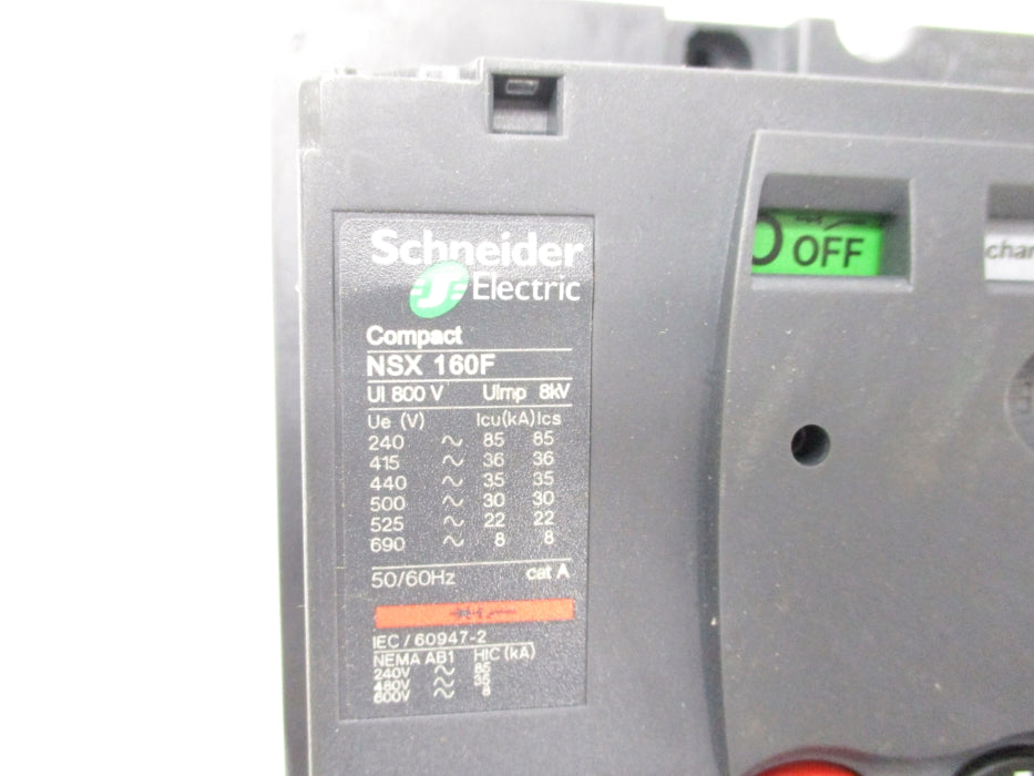 SCHNEIDER ELECTRIC NSX160F 160A 800V NSNP
