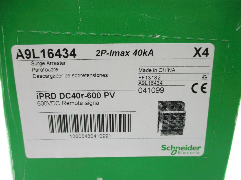SCHNEIDER ELECTRIC A9L16434 (PKG OF 4) NSMP