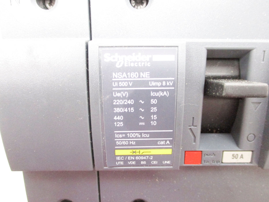 SCHNEIDER ELECTRIC NSA160NE 160A 500V NSNP