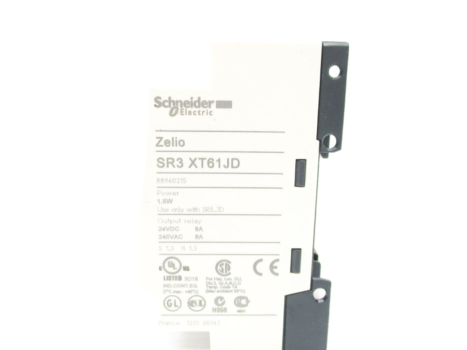 SCHNEIDER ELECTRIC SR3XT61JD 240VAC NSNP