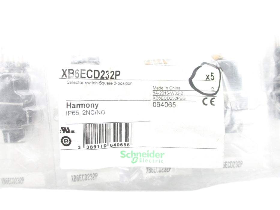 SCHNEIDER ELECTRIC XB6ECD232P (PKG OF 5) NSMP