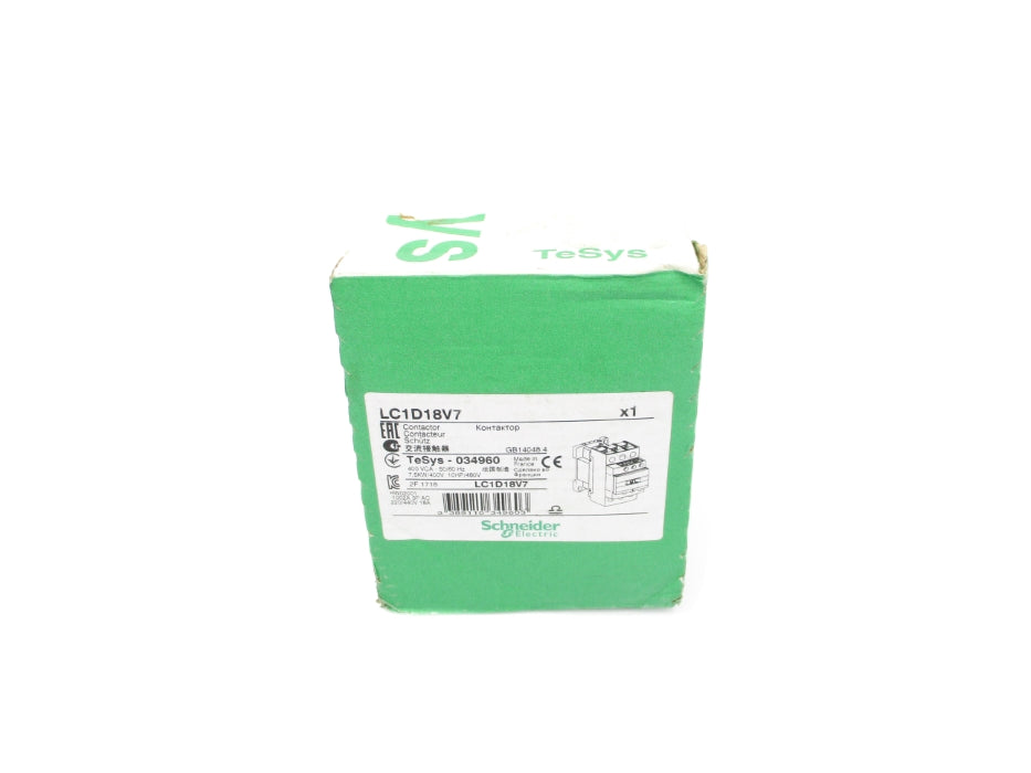 SCHNEIDER ELECTRIC LC1D18V7 220/440V NSFS