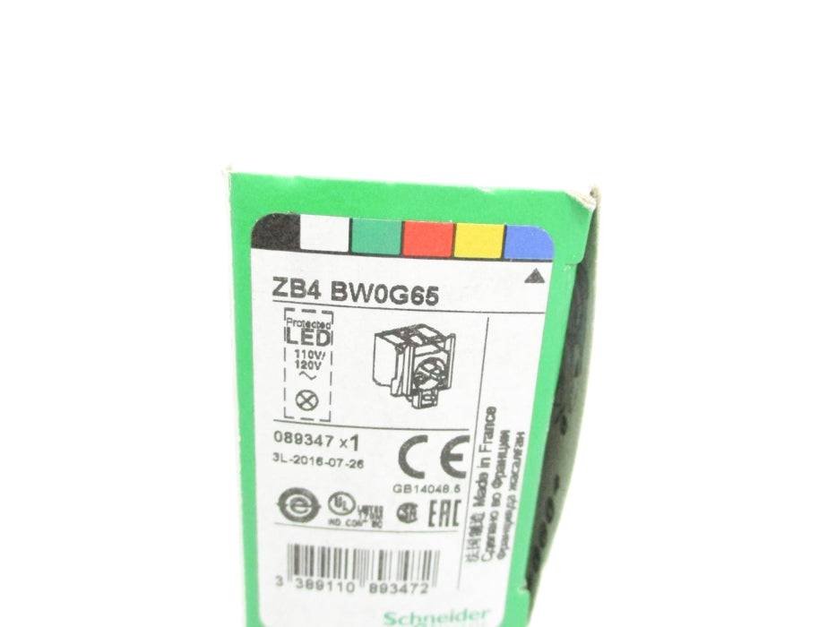 SCHNEIDER ELECTRIC ZB4BW0G65 (AS PICTURED) NSMP