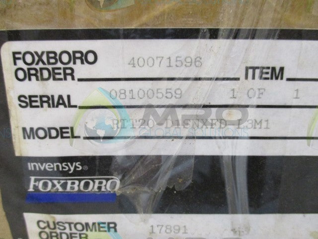 FOXBORO RTT20-D1SNXFD-L3M1 TEMPERATURE TRANSMITTER *NEW IN BOX*