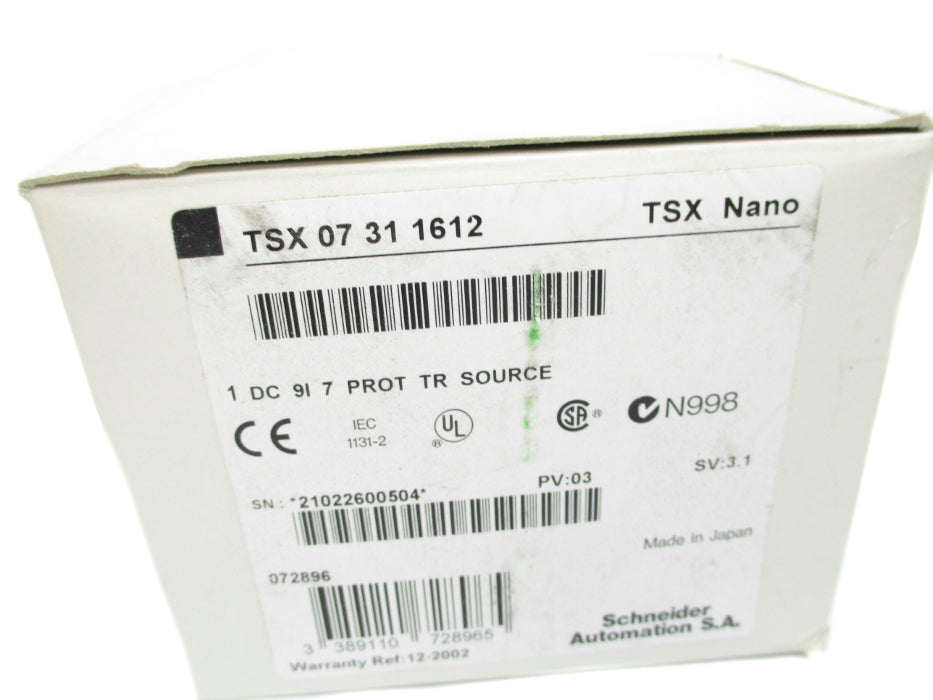SCHNEIDER AUTOMATION TSX07311612 NSMP