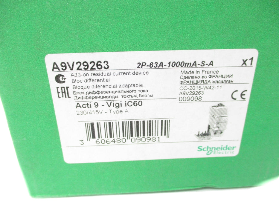 SCHNEIDER ELECTRIC A9V29263 NSMP