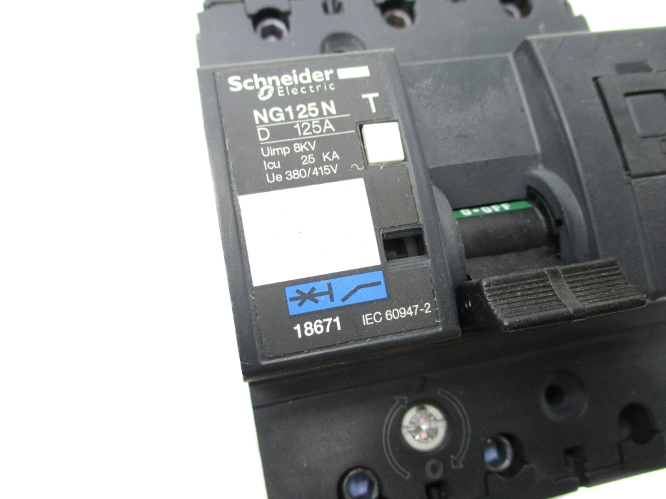 SCHNEIDER ELECTRIC 18671 NG125N 125A 380/415V NSNP