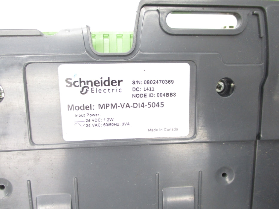 SCHNEIDER ELECTRIC MPM-VA-DI4-5045 24VDC (AS PICTURED) NSNP