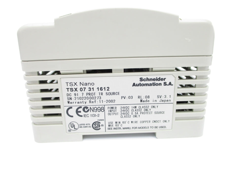 SCHNEIDER AUTOMATION TSX07311612 NSNP