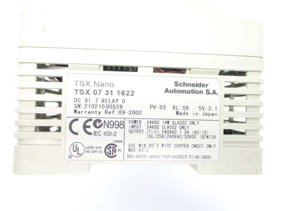 SCHNEIDER AUTOMATION TSX07311622 NSNP