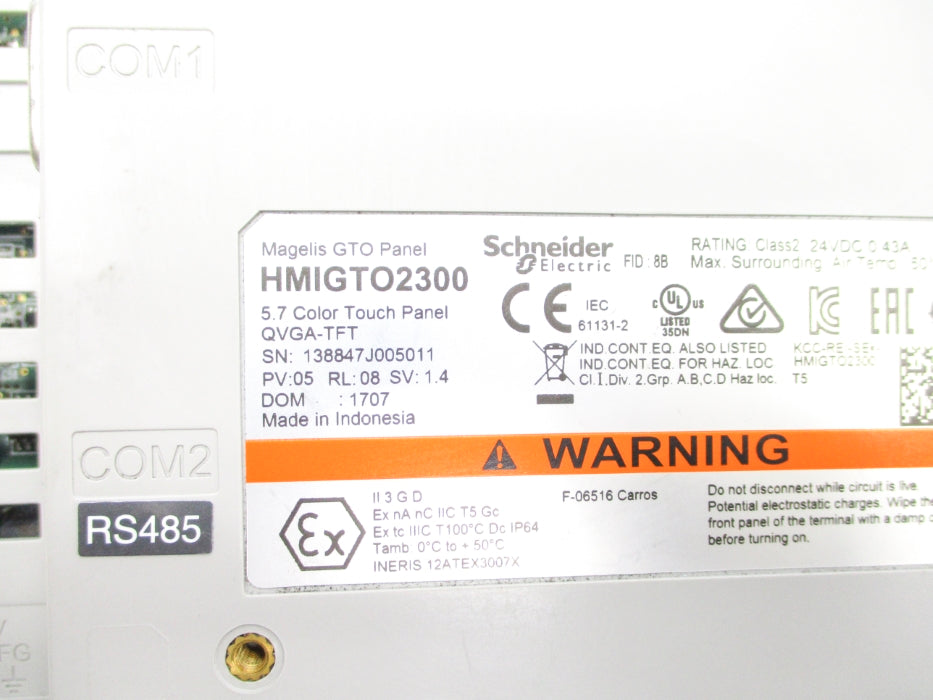 SCHNEIDER ELECTRIC HMIGTO2300 NSNP