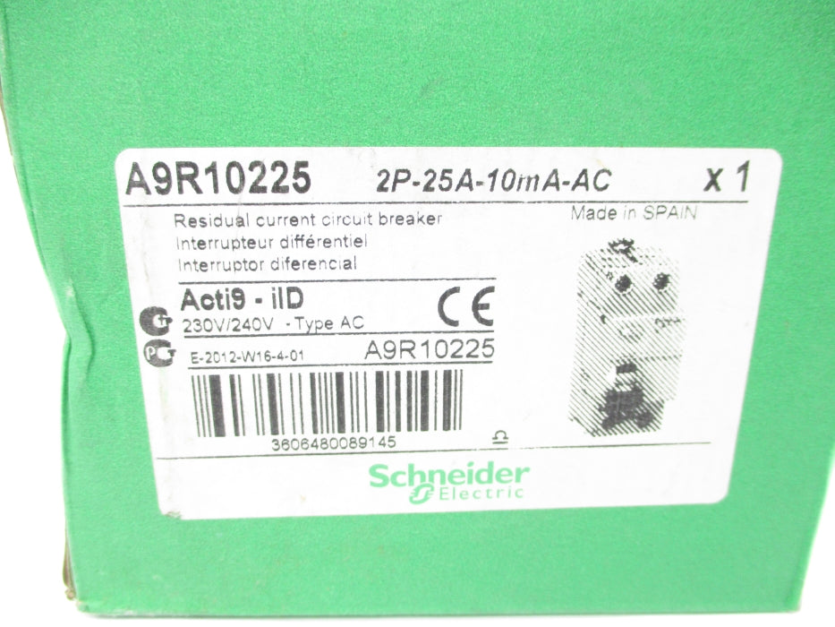 SCHNEIDER ELECTRIC A9R10225 25A 230/240V NSMP