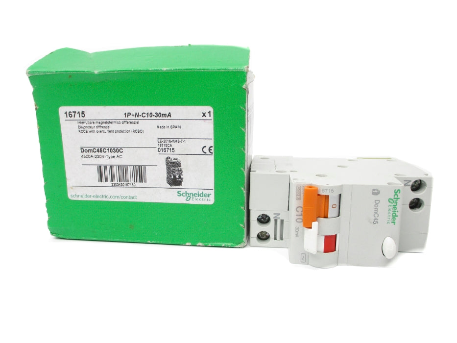 SCHNEIDER ELECTRIC 16715 DOMC45C1030C 10A 230V NSMP