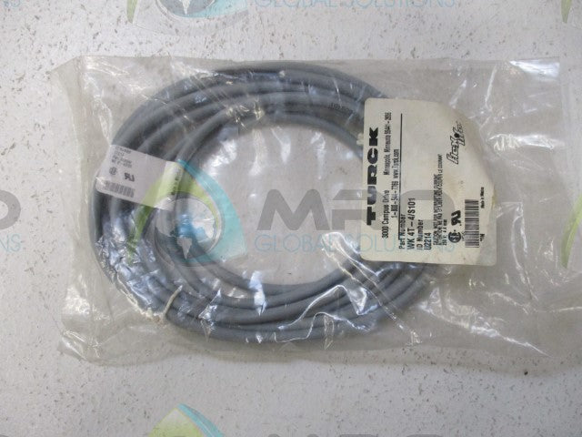 TURCK FLEX LIFE WK4T-4/S101 EUROFAST MOLDED CORDSET *NEW IN FACTORY BAG*
