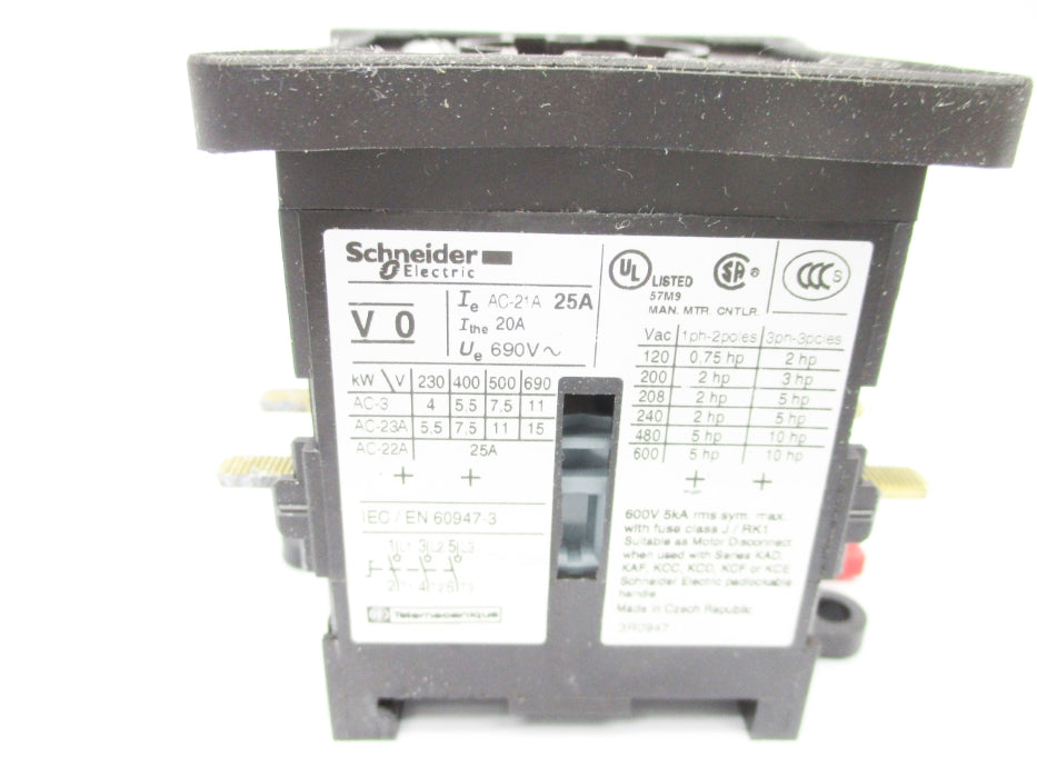 SCHNEIDER ELECTRIC V0 (AS PICTURED) NSNP