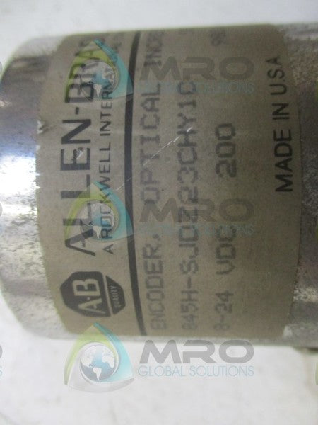 ALLEN BRADLEY 845H-SJDZ23CHY1C OPTICAL ENCODER *USED*
