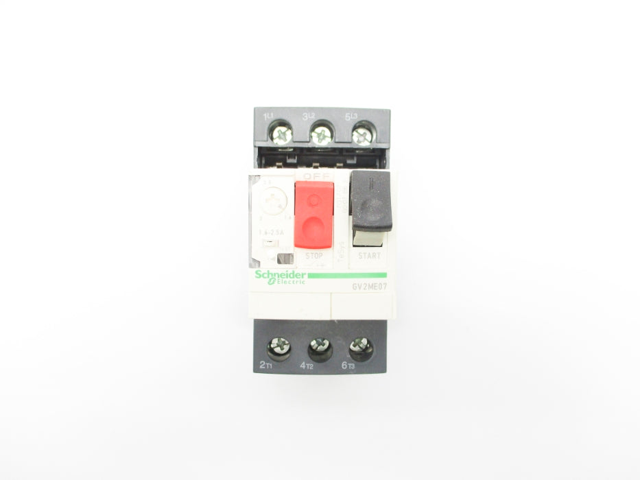 SCHNEIDER ELECTRIC GV2ME07 600VAC 1.6-2.5A (AS PICTURED) NSNP