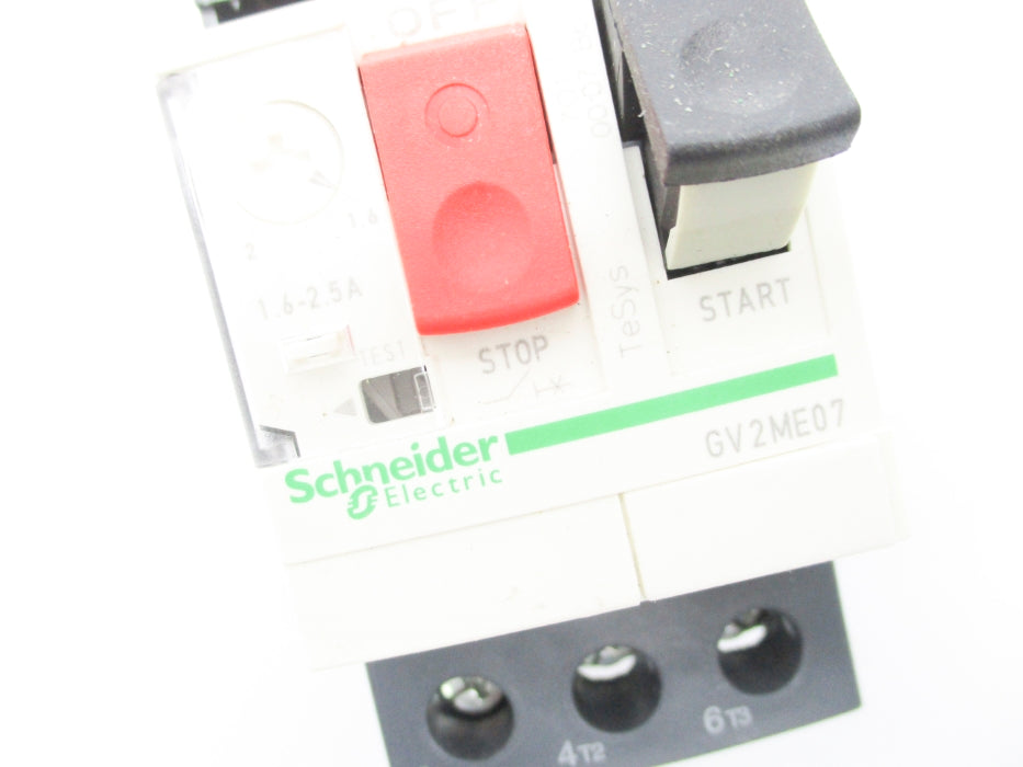 SCHNEIDER ELECTRIC GV2ME07 600VAC 1.6-2.5A (AS PICTURED) NSNP