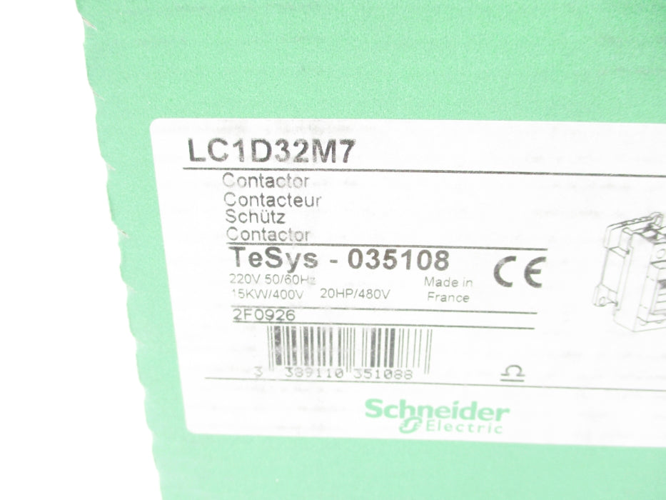 SCHNEIDER ELECTRIC LC1D32M7 220V NSFS