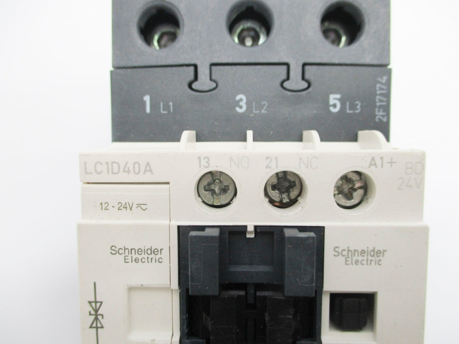 SCHNEIDER ELECTRIC LC1D40ABD 24V (AS PICTURED) NSNP