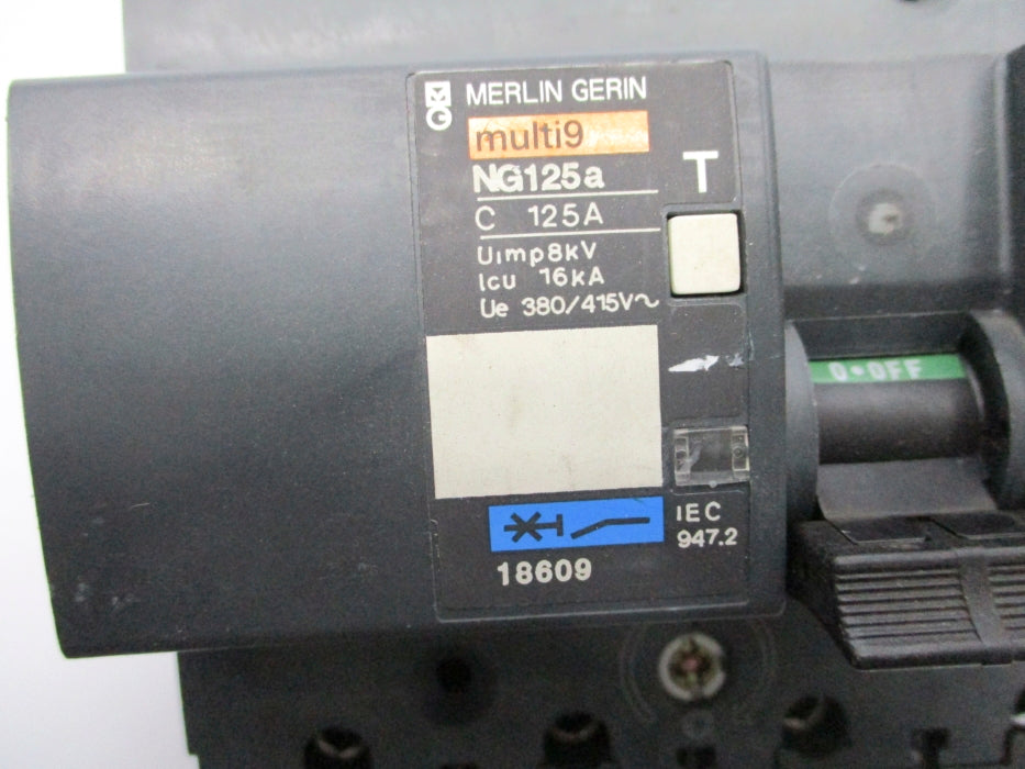 MERLIN GERIN 18609 125A 380/415V (AS PICTURED) NSNP