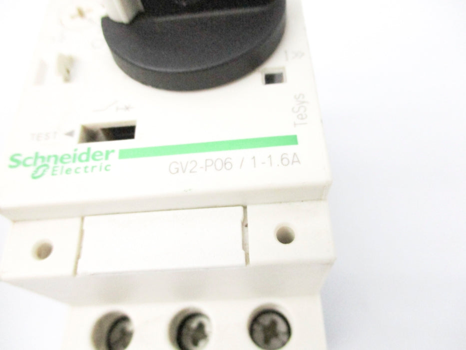 SCHNEIDER ELECTRIC GV2-P06/1-1.6A (AS PICTURED) UNMP