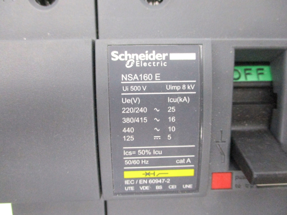 SCHNEIDER ELECTRIC NSA160E 160A 500V NSNP