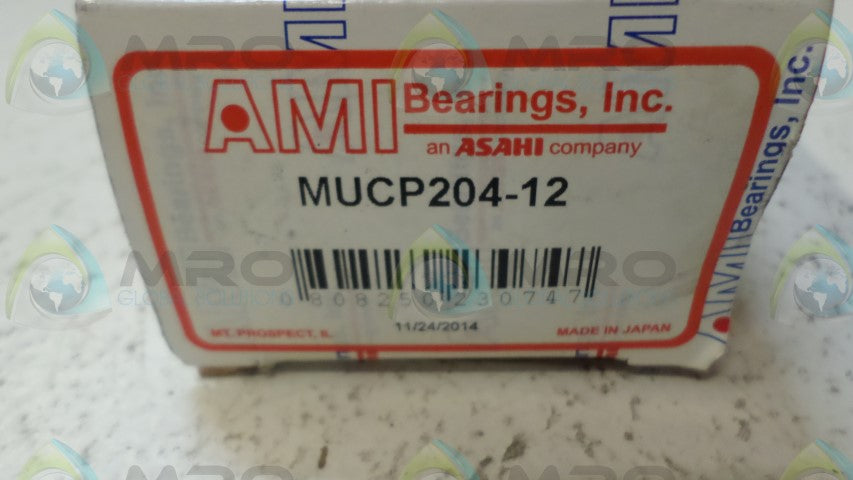 AMI INC. MUCP204-12 PILLOW BLOCK BEARING *NEW IN BOX*
